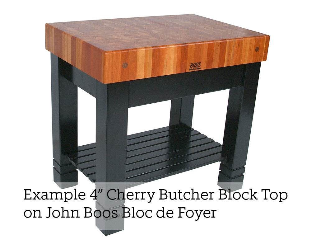 John Boos Cherry Block Top 4 Inch