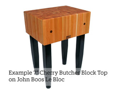 John Boos Cherry Block Top 7 Inch