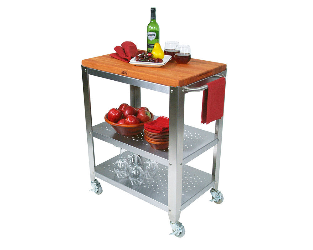 John Boos Cucina Culinarte Cherry Cart