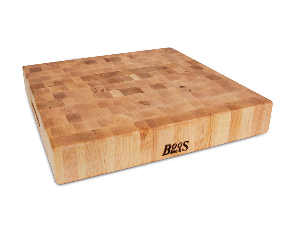 John Boos 18x18x3 End Grain Maple Chopping Block