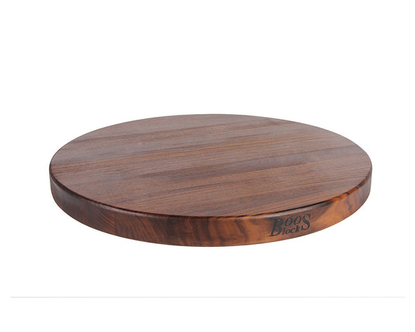 John Boos Walnut R-Board Round 18 x 1.5 – ChoppingBlocks.com