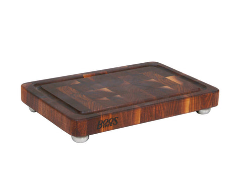 John Boos Walnut Signature End Grain Board 18 x 12 x 1.75