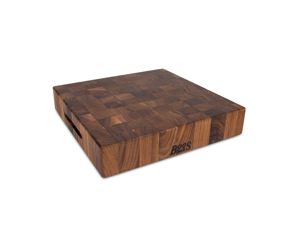 Small Walnut Wood Thick Cutting Board, Solid Edge Grain Chopping Block, Nice  Gift for Friends 